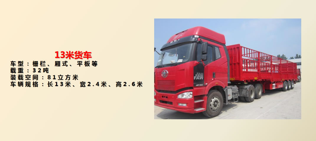 13米货车 运输车辆(图7)